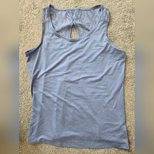 Columbia Periwinkle Blue Lace-Back Performance Tank, Size XL